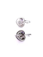 Orecchini Stocco Gioielli Donna in Oro bianco Zircone LIEBE - LIEBE